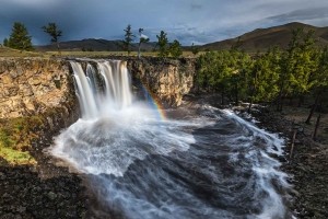 GER to GER GEOtourism Mongolia - Okhon Waterfall